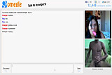 Playing with girl on omegle