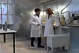 Julia Taylor in the Laboratory