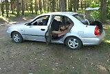 Busty Russian Teen Anal in Car by TROC