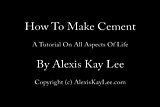 How to Make Cement - wet heels, shoes, stilettos.