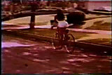 Vintage: Girl on a Bike