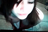 Cute Amateur Webcam Brunette Masturbating On Her Chair