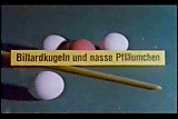 vintage 70s german - Billardkugeln und nasse Pflaeumchen