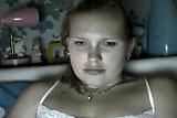 Chubby Girl on Webcam Playing