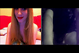 Helena rides dildo and makes me cum on webcam