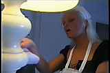 hot european maid double penetrated by two guests