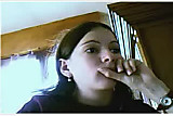Adeline on webcam