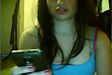 Teen on webcam show boobs