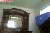 am; Cute brunette teen on webcam