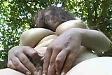Young Lady On Swing With Big Tits And Hairy Pussy