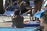 Hidden cam in a swimming pool