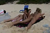 Nice lesbians on the beach