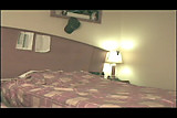 Turist girl hidden cam at hotel room