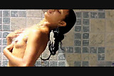 Dana masturbating in the shower