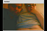 Chatroulette chubby teen, black boyfriend, fuck and creampie