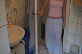 An Hot Amateur Babe Screwing In The Bathroom