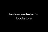 Lesbian in public bookstore