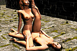 3D alone time masturbation and monster fucking