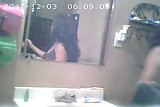 Brunette showing Tits in Bathroom Hidden Cam