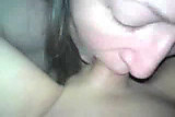 chubby girl sucking cock and fingering asshole