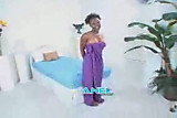 Sexy black girl gets creampied!