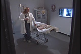 Hot blonde gets ass and pussy fingered in doctors office