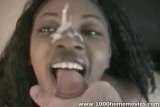 homemade amateur black teen gets facial