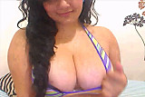 sweet chubby girl with big tits on webcam part 2