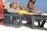 incredible beach two girls latin topless punta cana 001