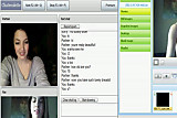 american sexy teen play with a fake girl on chatroulette