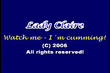 Lady Claire is cumming