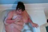 BBW Brunette Having Fun In Bath