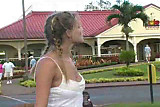 Carli amateur blonde girl walking public nudity