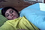cute Danni reveals boobs on webcam